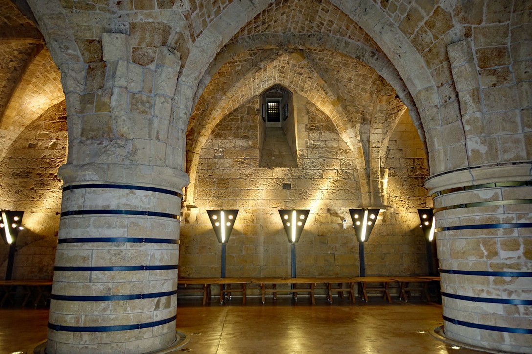 Refektorium in der Burg von Akkon