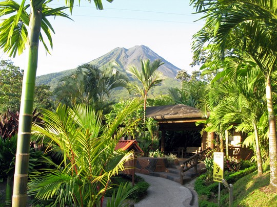 Garten im Hotel Los Lagos