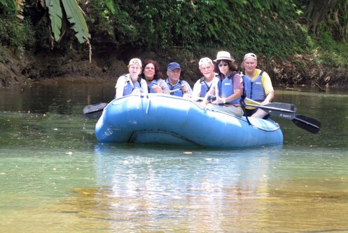 Auf dem Rio Cañon Blanco