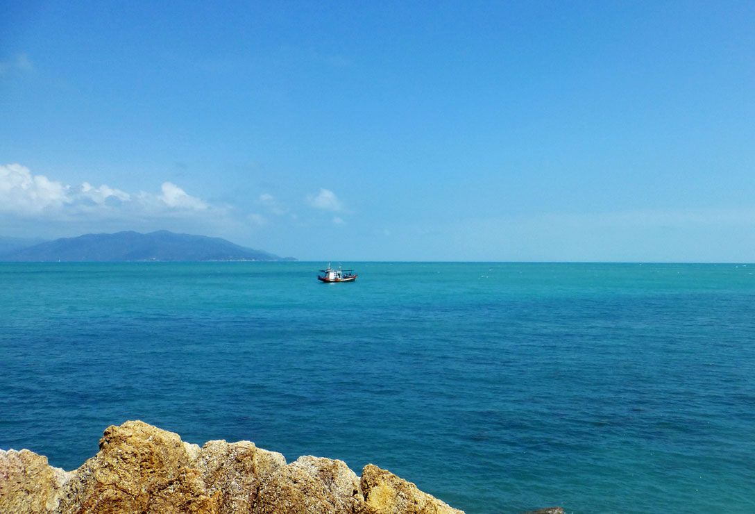 Fischerboot vor Kho Phangan