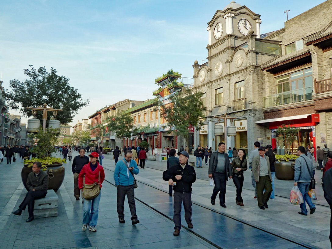 Neue Einkaufsstraße in Beijing