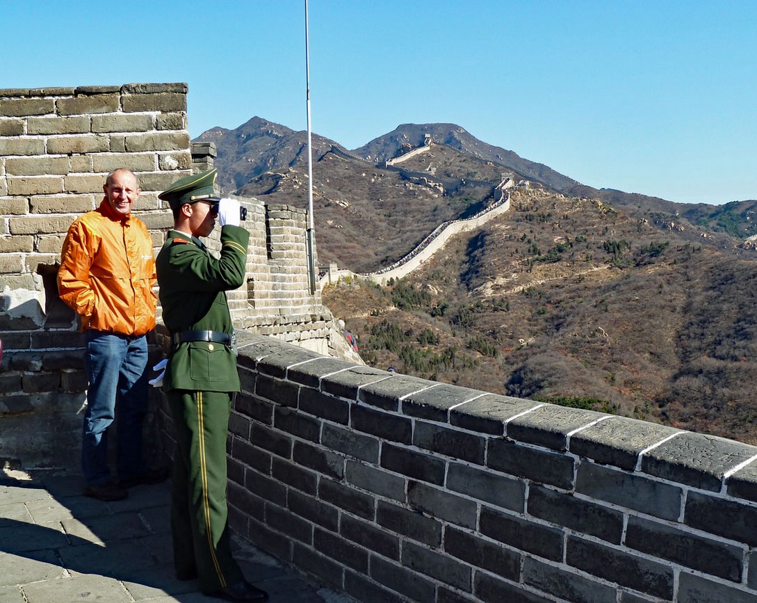 Auf der chinesischen Mauer