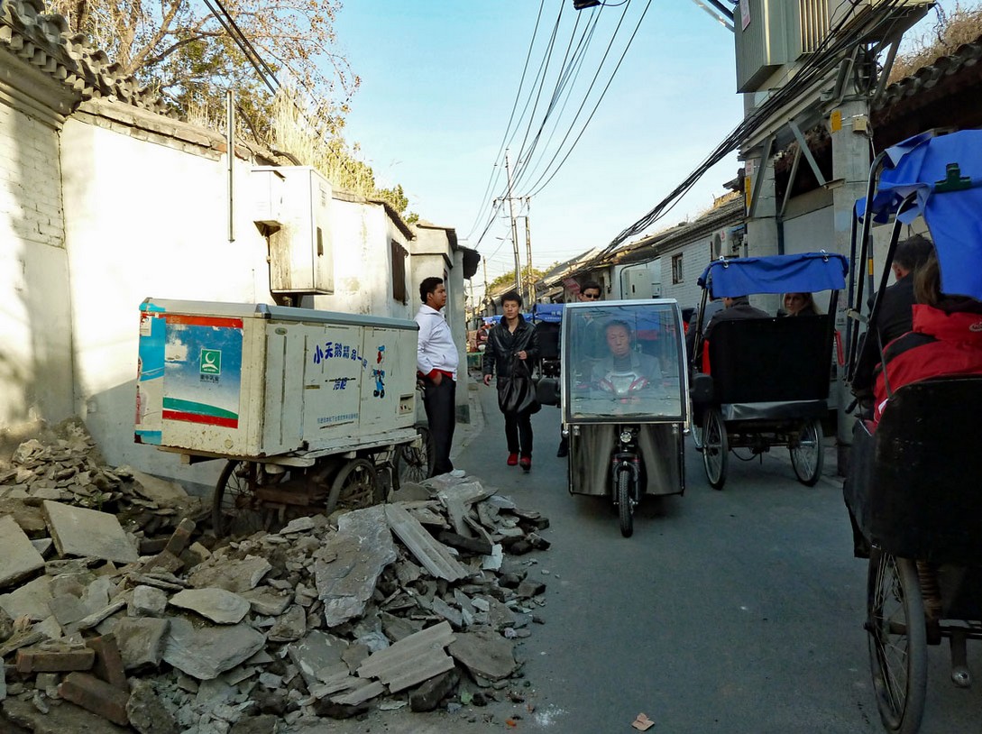 Rikschafahrt durch die Hutongs von Beijing