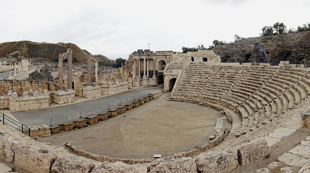 Das Amphitheater in Bet She´an