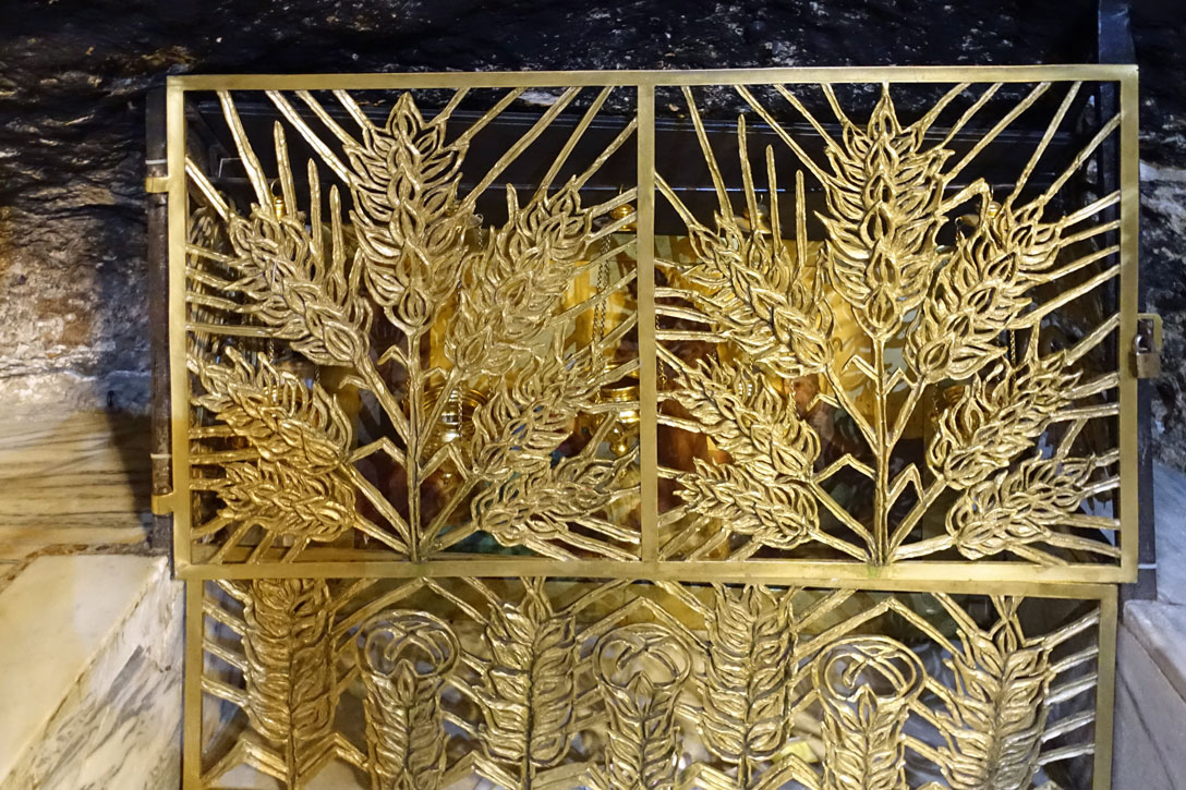 Hier soll die Krippe gestanden haben.