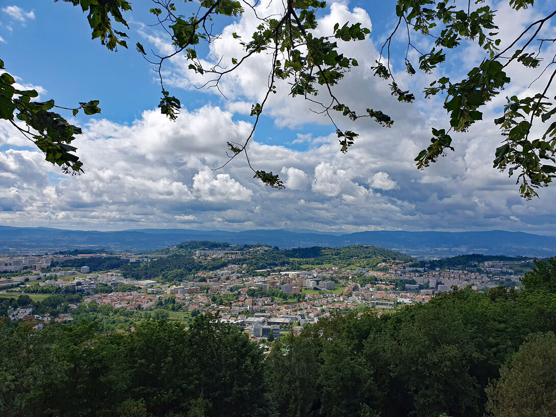 Ausblick vom Berg Bom Jesus do Monte