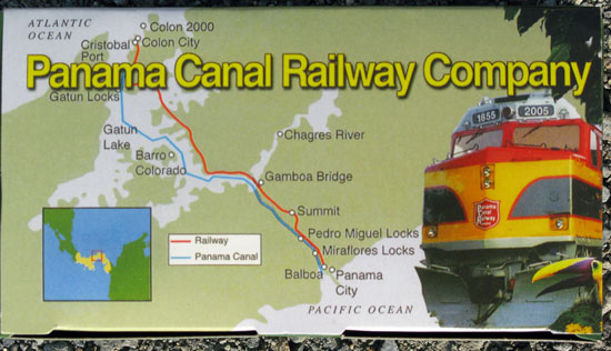 Gamboa Railway Streckenverlauf