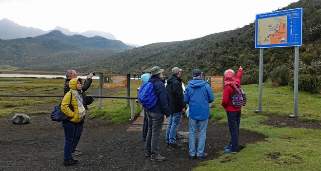 An der Lagune Limpiopungo