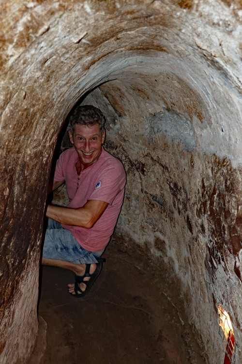 Man kommt auch aus dem dunklen Gang wieder heraus