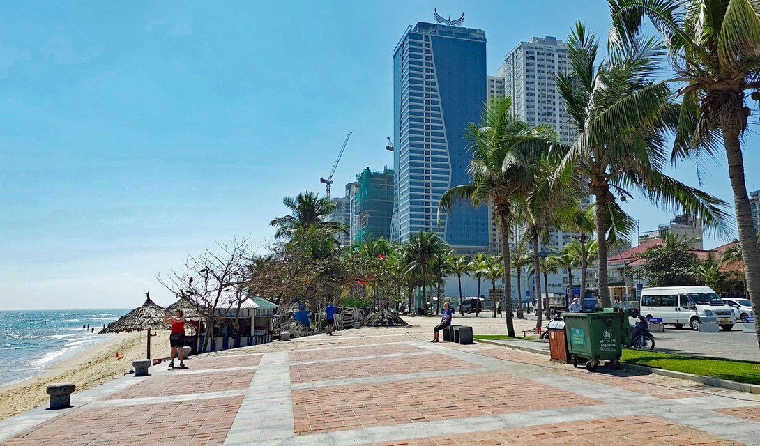 Strandpromenade von Da Nang