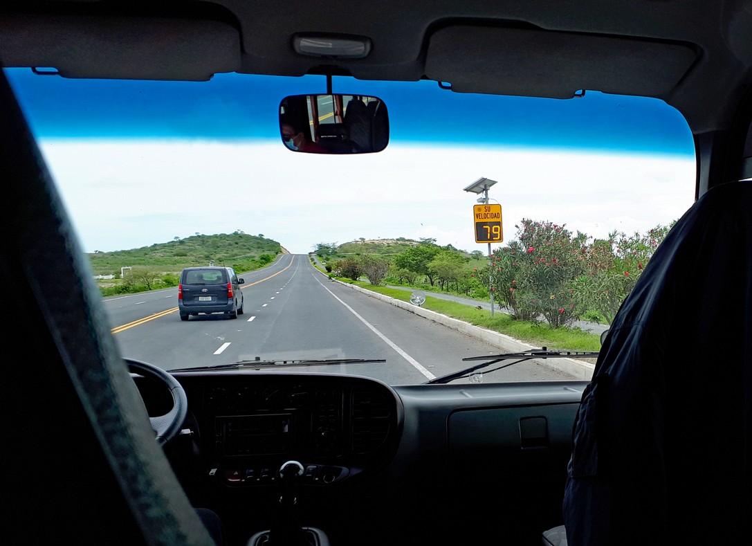 Im Bus nach Santa Elena