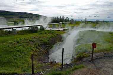 Heißwasserquelle Deildartunguhver