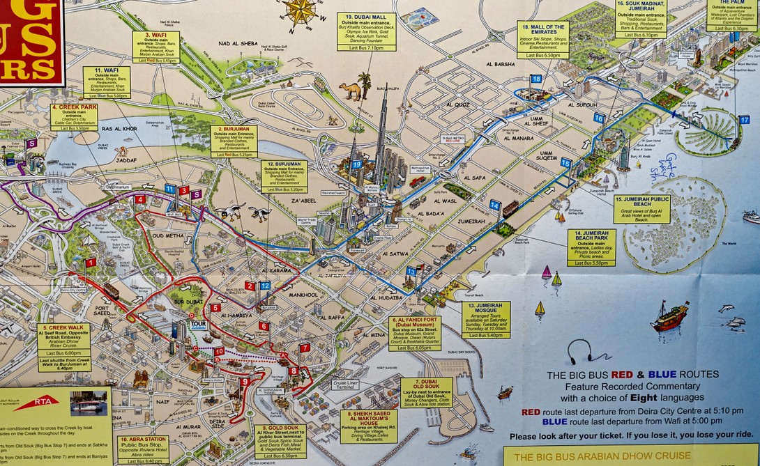 Big Bus Route Dubai