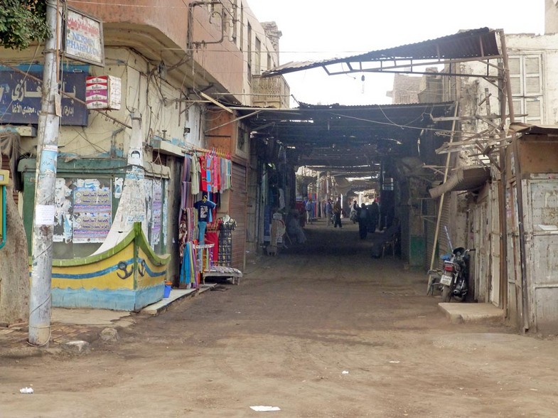 Bazarstraße in Esna