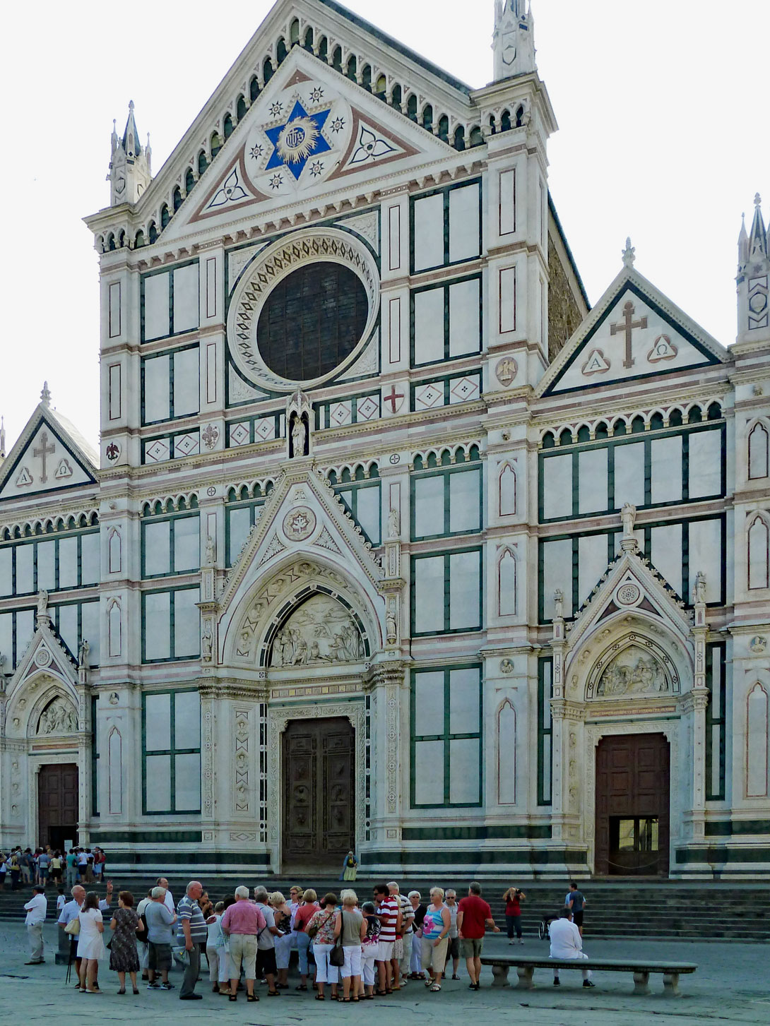 Portal der Basilika Santa Croce