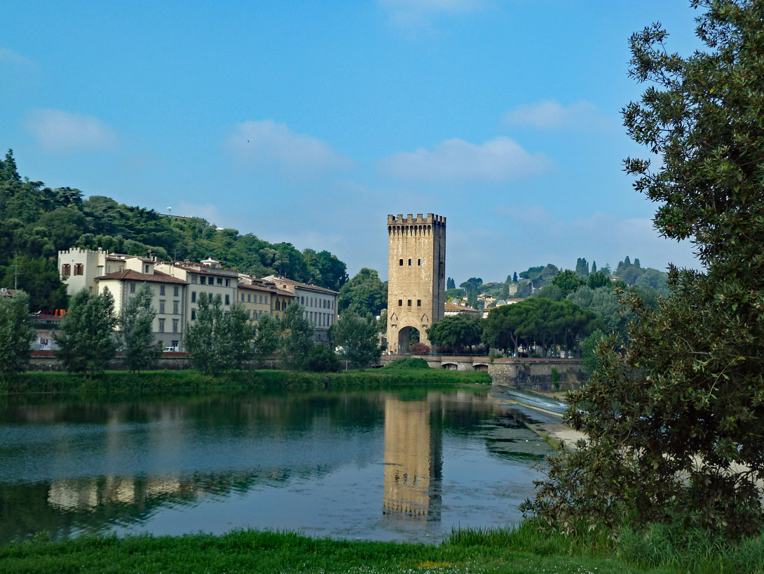 Arno-Ufer in Florenz