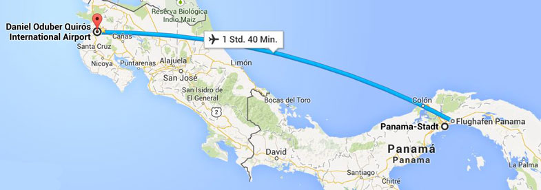 Flug von Costa Rica nach Panama