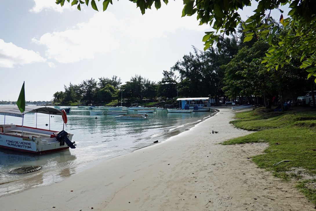 Der Strand von Grand Baie