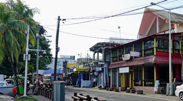 Straße in Grand Baie