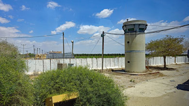 Grenzzaun im Westjordanland