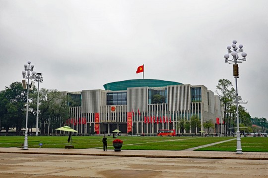Der Regierungspalast in Hanoi