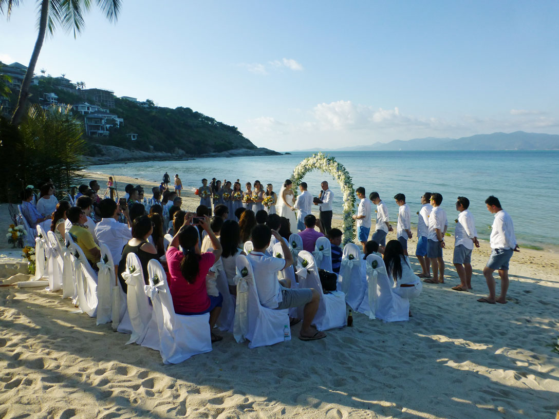 Chinesiscvhe Hochzeit in Koh Samui