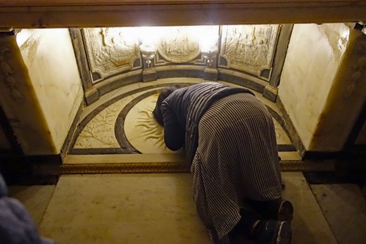 Gläubige in der Johanneskirche