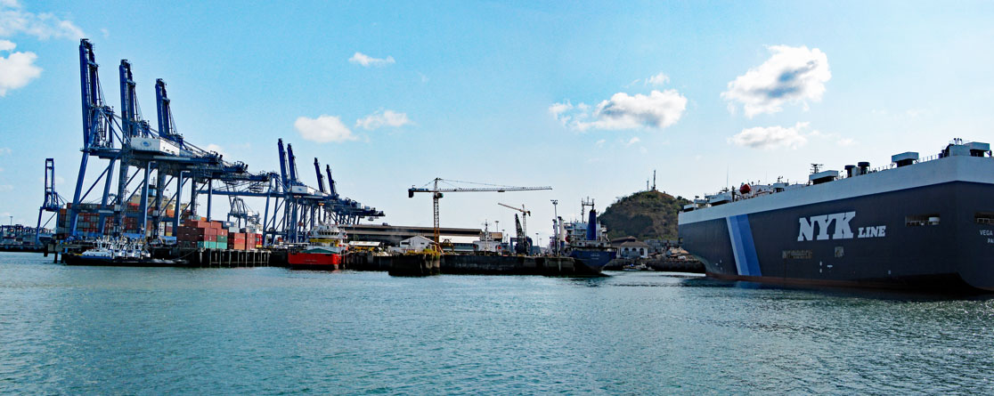 Verladestation am Panamakanal