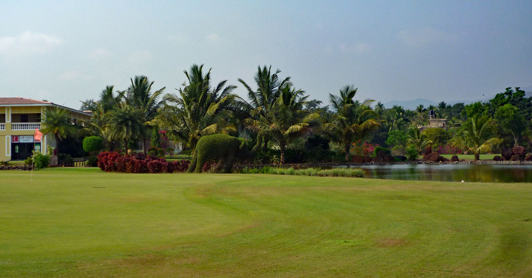 Der Golfplatz vom Lalit Interconti in Goa