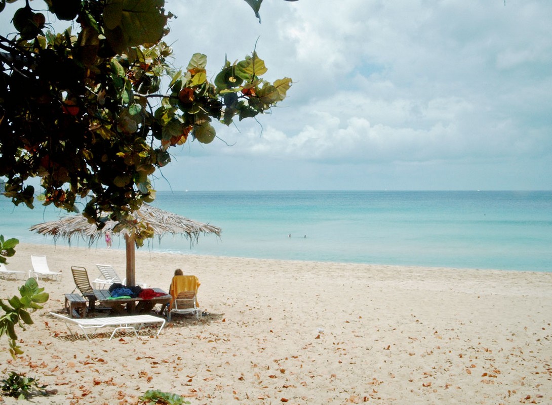 Strand am Lambert Beach in Tortola