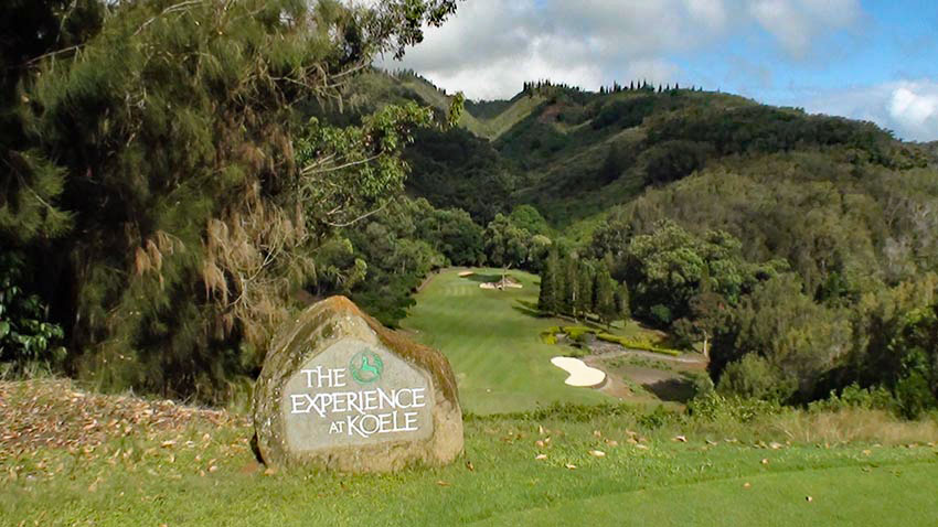Golfplatz The Experience of Koele Koele Golfplatz in Lanai