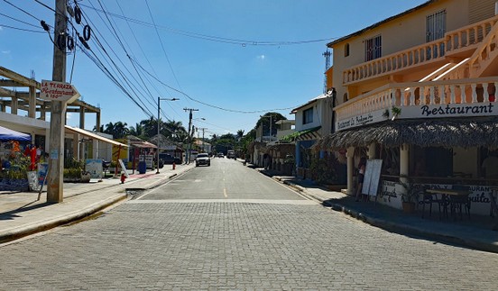 Hauptstraße von Las Galeras