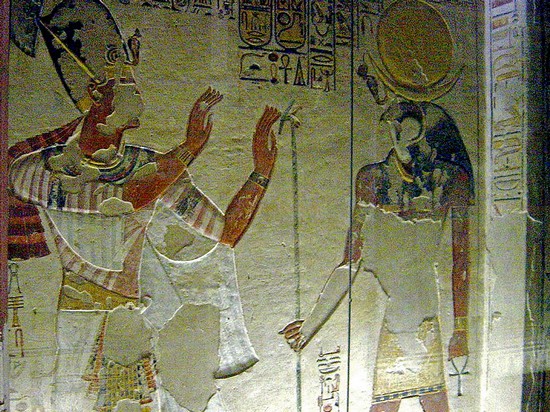 Ramses verehr den Sonnengott Ra