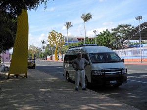Unser Fahrer Alfonso Alfonso vor dem Hotel in Managua