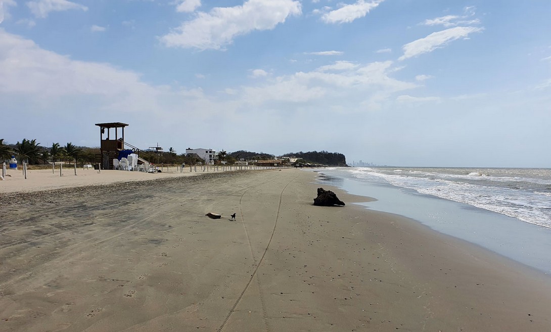 Der Manzanillo Strand in Cartagena