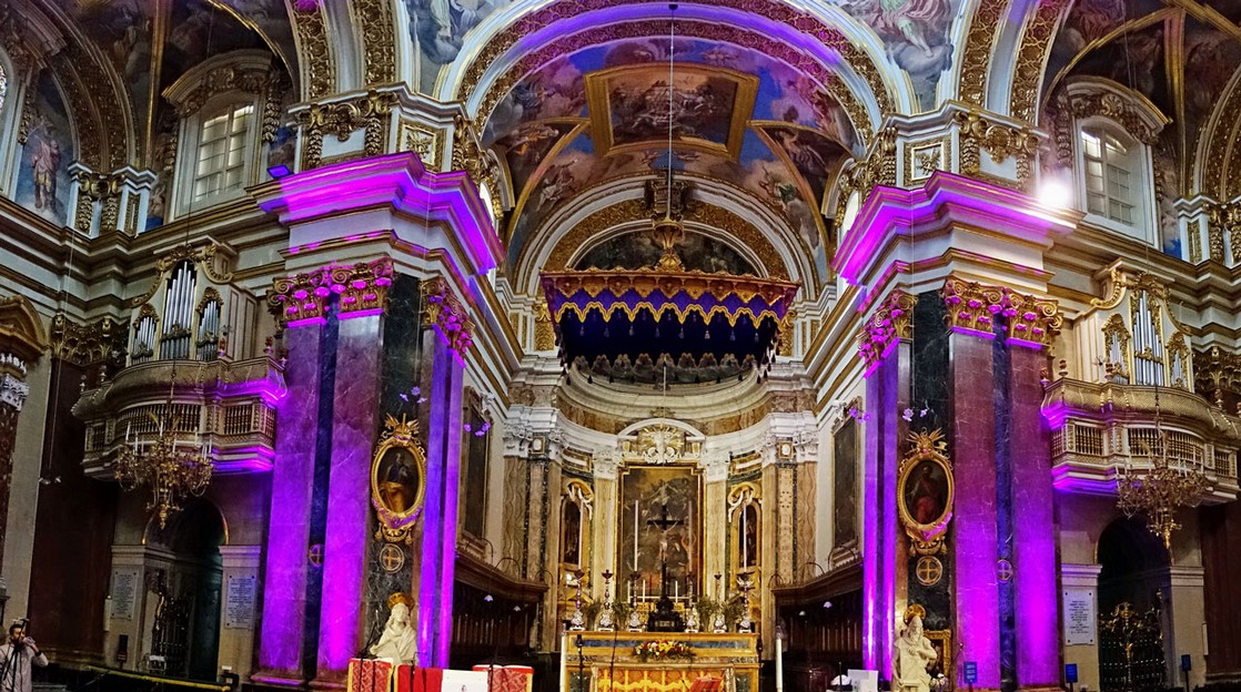 Innenansicht der Kathedrale von Mdina