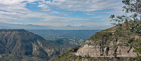 Blick vom Mirador del Rio Pisque