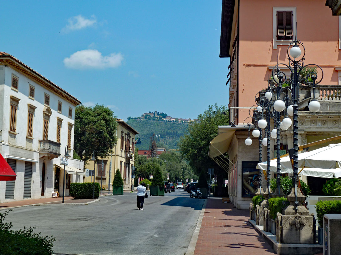 Straße in Montecatini