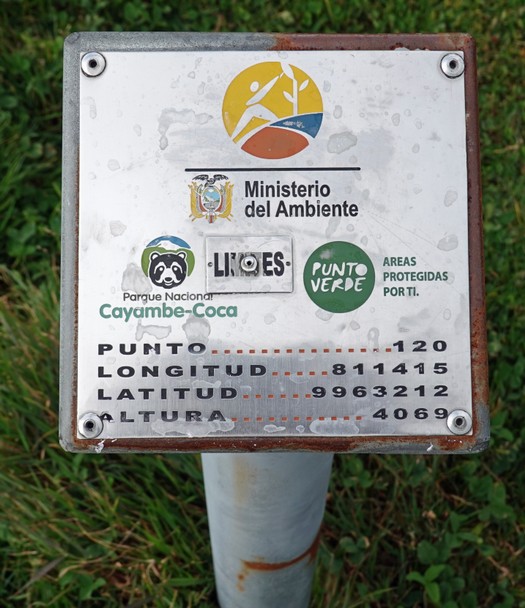 Grenze zur Provinz Napo