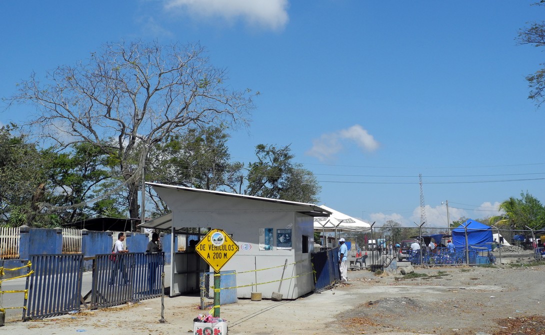 Grenze Nicaragua Grenze von Nicaragua bei Peñas Blancas