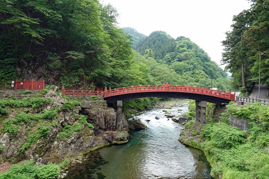 Die Shinkyo Brücke über den Daiya