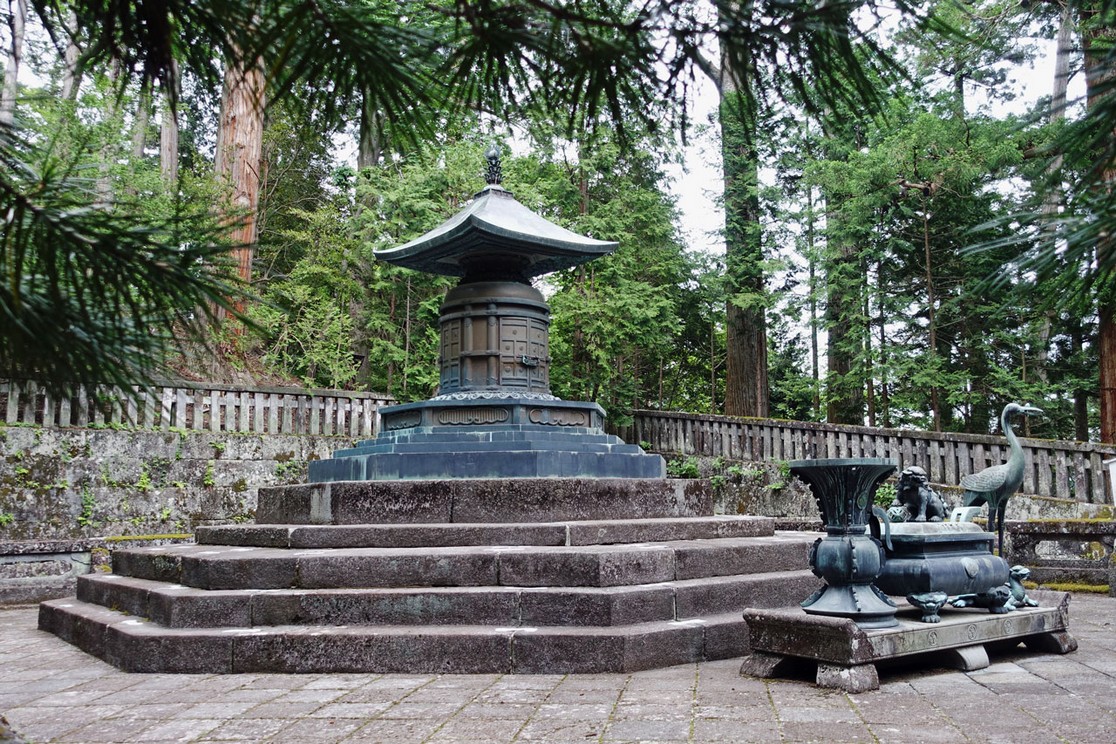 Schatzturm mit Asche des Shoguns