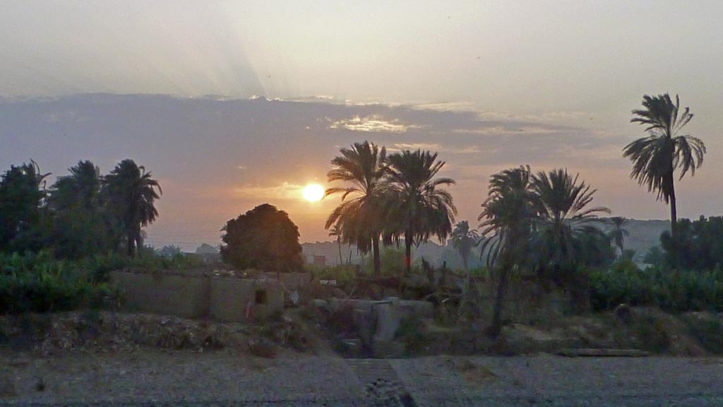 Sonnenuntergang am Nil