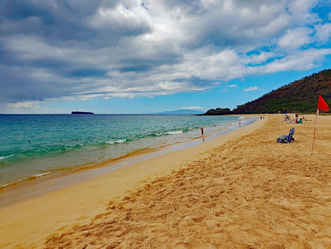 Oneloa Beach (Big Beach) in Makena