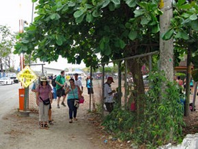 Grenze von Nicaragua und Costa Rica