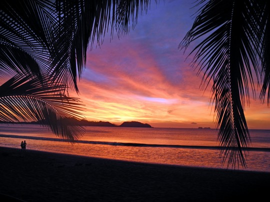 Sonnenuntergang an der Playa Potrero