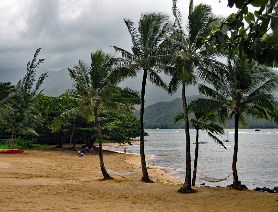 Puu Poa Beach in Princeville