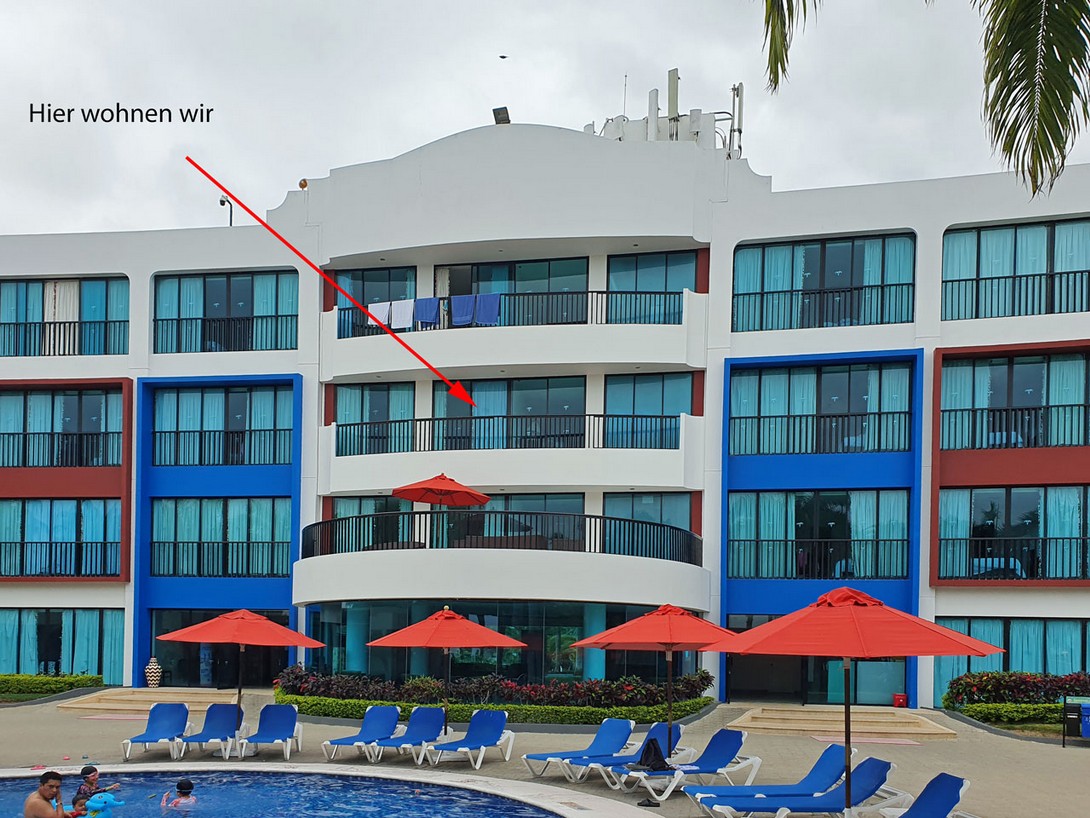 Außenansicht von Zimmer 1216