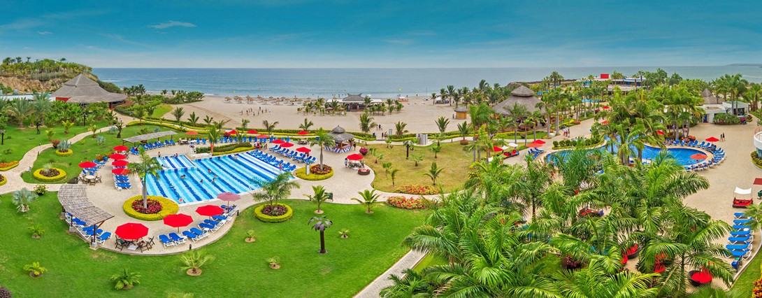 Luftaufnahme vom Hotel Punta Centinela