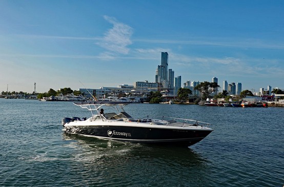 Das Speedboot Ecoway II